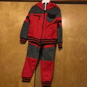 4t boys zip up outfit new with tags